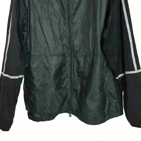 Nike Men's Golf Windbreaker Jacket Black XL Mock Neck Zip-Up - Picture 10 of 10